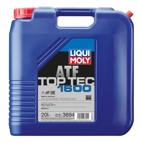 LIQUI MOLY ÓLEOS EMBRAIAGEM TOP TEC ATF 1600  20L 